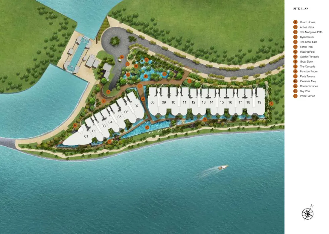 Seascape site plan